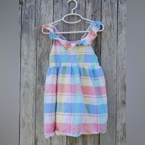 Tommy Bahama Multicolor Plaid Kids Dress